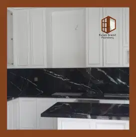 Top Table Marmer Kitchen Set Palembang