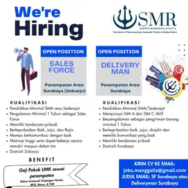 Sales Force/TO area Surabaya & Sidoarjo