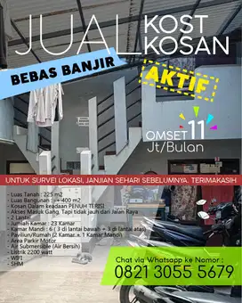 Kosan Dijual Aktif 23 Kamar