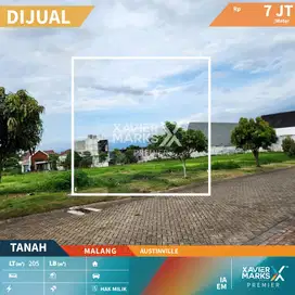 Dijual Tanah Siap Bangun di Austinville Dieng Malang