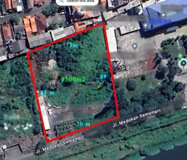 Disewakan Lahan dekat MERR Medokan Semampir Strategis