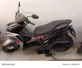 Aerox th 2022 samping kompelik Andika hairi motor sultan Adam bjm