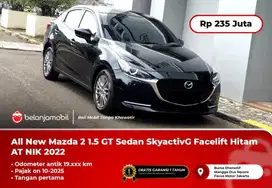 [ LOW KM ] All New Mazda 2 Mazda2 1.5 GT Sedan Hitam AT 2022/2023