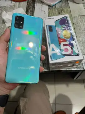 Dijual cepat samsung A51 ram 8/128g fulset sein resmi