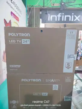 Tv led Polytron 24 inch digital tv