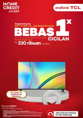 Promo 1,77% TV TCL 32 inch Smart TV