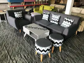 Sofa Tamu Satu Set Ekonomis ,