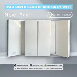 DIJUAL IPAD GEN 9 64GB SPACE GRAY NEW IBOX GARANSI 1 TAHUN