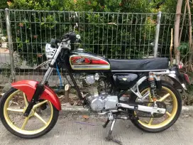 Jual Murah 1978 Honda CB 100 Asli Merah Pajak Hidup