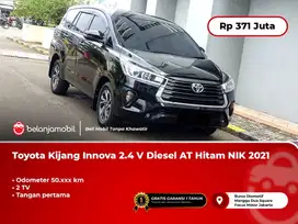 [2 TV] Toyota Kijang Innova 2.4 V Diesel AT Hitam NIK 2021