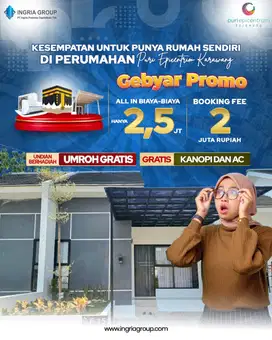 Dijual Cepat Rumah di karawang dkt gerbang tol karawang barat sdh Shm