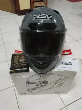 Jual Cepat Helm RSV FFS21 Platinum Grey Glossy, Size : XXL