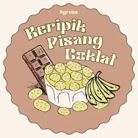 Kripik Pisang Coklat