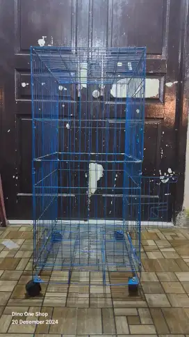 Kandang kucing ukuran 90 cm 2 lantai