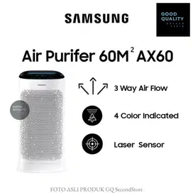 SAMSUNG AX60R5080WD Air Purifier with 3 Way Airflow