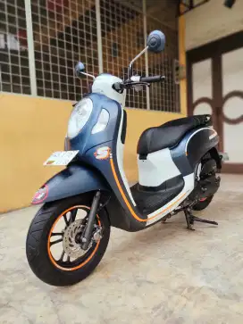 Honda Scoopy / Scoopy 110 Fi Stylist 2023, Blue Premium Doff, Mulus.