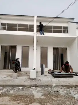 Pasang Partisi Plafon Gypsum Pintu Alumunium WPC Moulding Mamer PVC