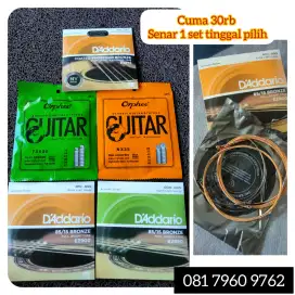 Senar gitar akustik strings dan senar nylon