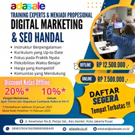 Kursus Digital Marketing dan SEO Expert