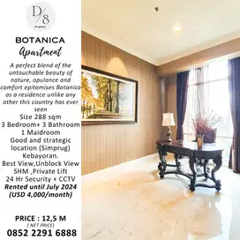 Jual BOTANICA APARTMENT, murah 12,5M, Limited Unit, FAST SALE