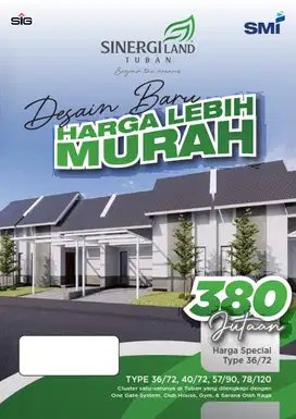 DIJUAL RUMAH MURAH  LOKASI STRATEGIS   - SINERGI LAND TUBAN