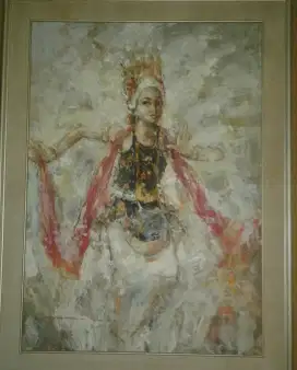 Lukisan Penari karya Moses Misdy