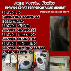 Service AC Bongkar AC Pasang AC Servis Mesin Cuci Kulkas Frezer Jabon