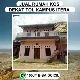 JUAL RUMAH KOS ITERA DEKAT KAMPUS DAN PINTU TOL OMSET MILYADER