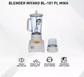 Blender Miyako 1 Liter mika / plastik BL 101 PL warna putih