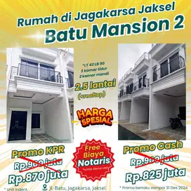 Rumah minimalis 2 Lantai + rooftop Di Jagakarsa Jaksel Akses  Mobil