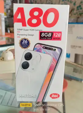 ITEL A80 4+4/128 BARU garansi resmi 1th bisa TT atau Kredit