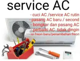 Servis ac, mesin cuci,kulkas,dll