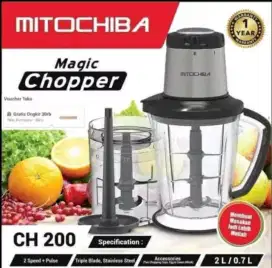 Mitochiba CH 200 Blender food copper daging dan bumbu