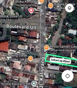 Tanah SHM Pekarangan Depan Pintu Masuk Kampus UII