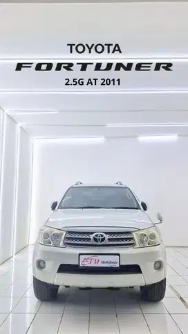 (Tdp 62 Jt) Toyota Fortuner G 2.5 AT 2011