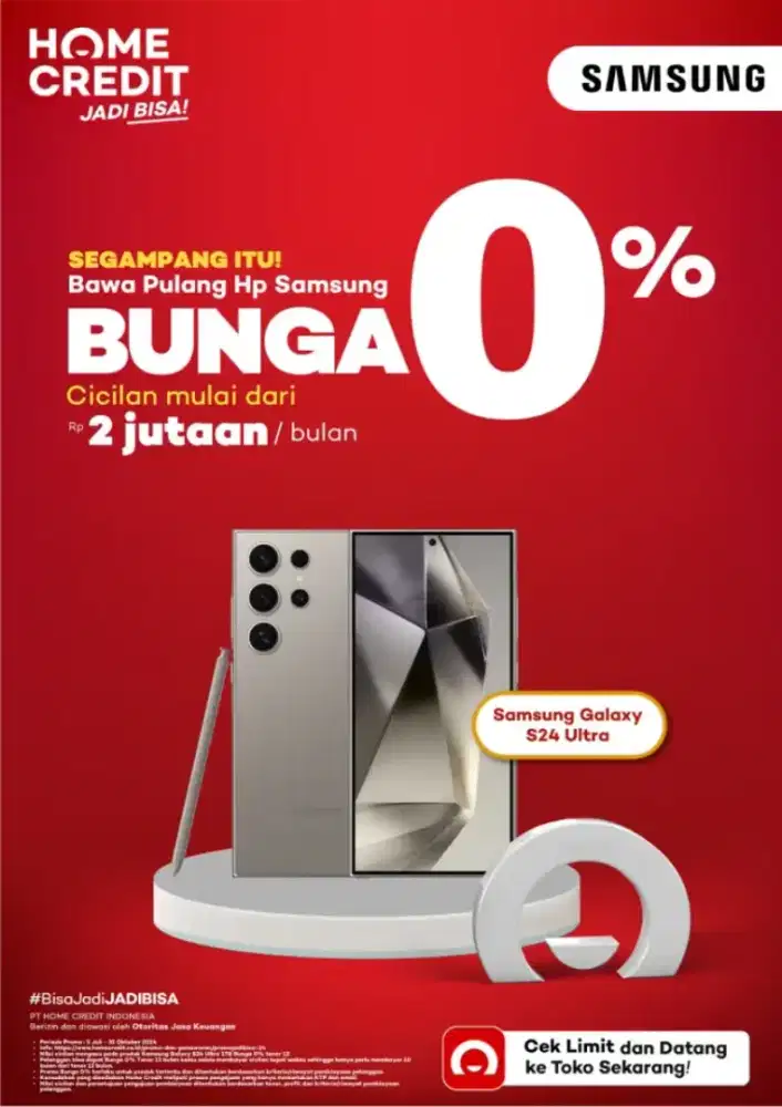 Segampangitu Cicilan Samsung S24 ultra Promo sepesial 0%