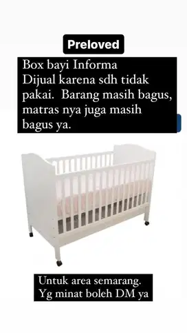 Informa 70x140 Cm Vivienne Tempat Tidur Bayi - Putih