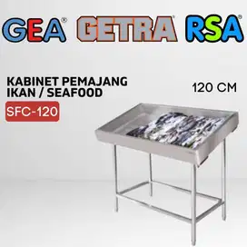 Gea SFC-120 SFC120 Non Refrigerated Seafood Counter / Tempat Memajang