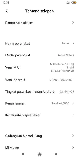 jual cepat redmi note 5