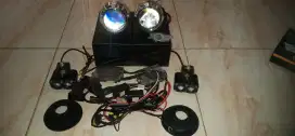 Lampu projektor hid dan lampu led y7d