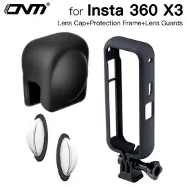 Frame Case Pelindung Action Camera Insta360 X3 with Lens Cap Protector