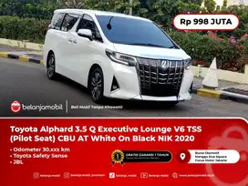 [RARE] Toyota Alphard 3.5 Q Executive Lounge V6 TSS (Pilot Seat) 2020