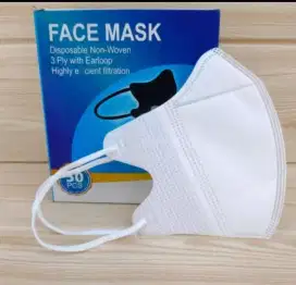 Masker Duckbill Warna Putih