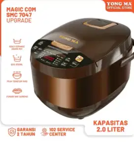 Magic com Yong ma digital 2 Liter SMC 7047 N warna Merah & coklat