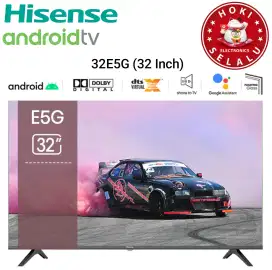 Hisense Smart Android LED TV 32 Inch 32E5G FHD Dolby Digital Bluetooth