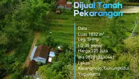 Dijual tanah murah Gunungkidul