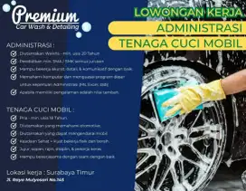 Lowongan kerja pekerjaan carwash cuci mobil