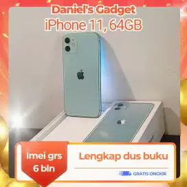 Apple iPhone 11 hijau green mulus lengkap, tuker tambah