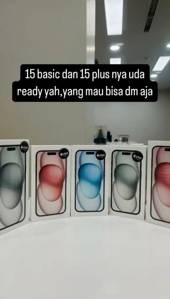 15 plus 128 GB All warna