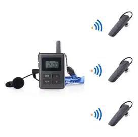 Paket 1T + 50Receiver Tour Guide System Umroh model bluetooth 02